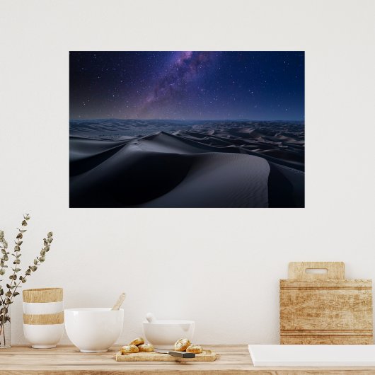 Poster Les déserts | Quartier vide Désert Abu Dhabi (Cuisine)