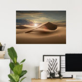 Poster Les déserts | Rub al Khali (Bureau à domicile)