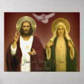 POSTER LES DEUX COEURS PAR EKLEKTIX (Devant)