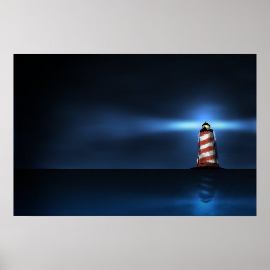 Poster Les Deux et le phare (Devant)