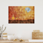 Poster Les deux et l'éléphant (Cuisine)