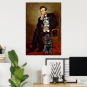 Poster Les deux schnauzers de Lincoln (Bureau à domicile)