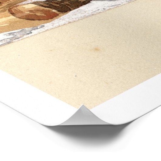 Poster Les Deux Sentinelles, à la Grove des Grands Arbres (Coin)