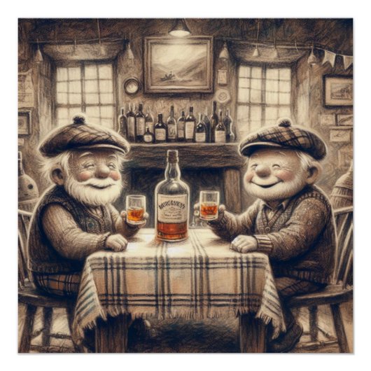 Poster Les deux vieux (Devant)