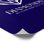 Poster Les Diamants Sont Fabriqués Sous Citation Inspirat (Coin)