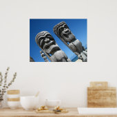 Poster Les dieux hawaïens de Tiki (Cuisine)