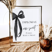 Poster Les Diplômes De Bow Sont Doux Prendre Une Grande D