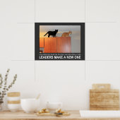 Poster Les Dirigeants Font Un Nouveau Chemin (Cuisine)