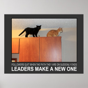 Poster Les Dirigeants Font Un Nouveau Chemin