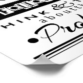 Poster les dirigeants réfléchissent et parlent des soluti (Coin)