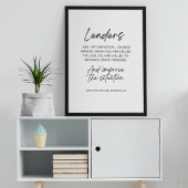 Poster Les Dirigeants Sont Par Définition Les Maîtres De 