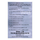 Poster Les dix commandements (Devant)