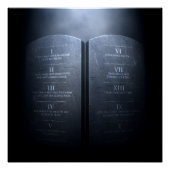 Poster Les dix commandements (Devant)