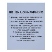 Poster Les Dix Commandements (Devant)