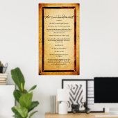 Poster Les dix commandements (Bureau à domicile)