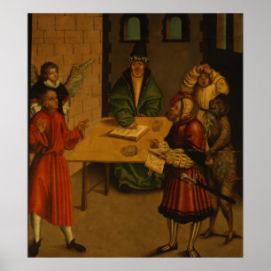 Poster Les Dix Commandements, 1516