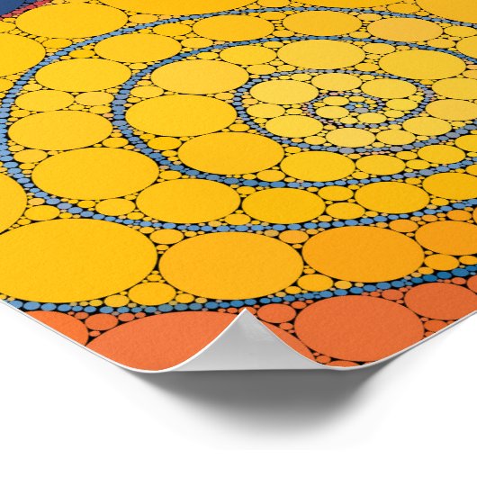 Poster Les dix plus grands, n° 4, points, après Hilma af (Coin)