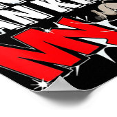 Poster Les Dix Poules Peuvent Embrasser Mon Bowling D'Âne (Coin)