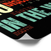 Poster Les Droits De Douane De Trump Pas De Décharge Dans (Coin)