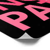 Poster Les droits des femmes féministe - Pas aujourd'hui, (Coin)