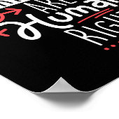 Poster Les droits des femmes féministes sont des droits h (Coin)