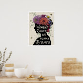 Poster "Les droits des femmes sont des droits huma (Cuisine)