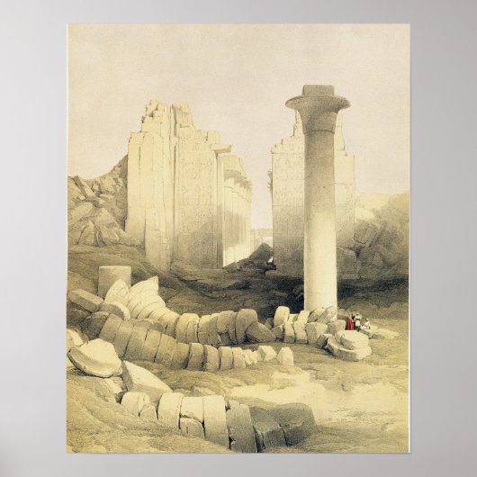 Poster Les Dromos ou Hall Central du Grand Temple de (Devant)