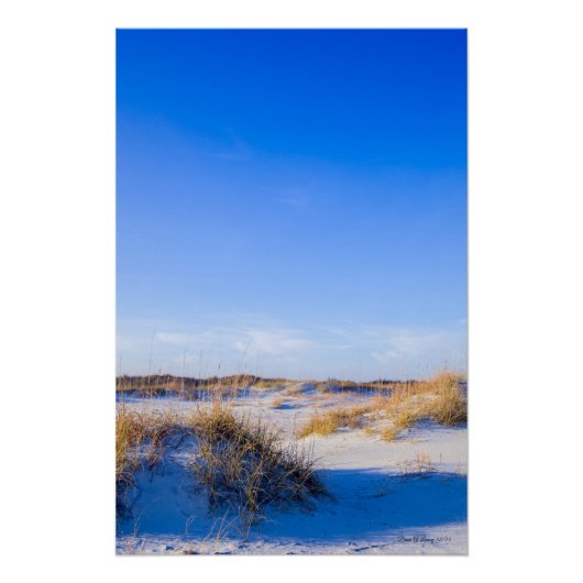 Poster Les dunes de plage de Wrightsville (Devant)