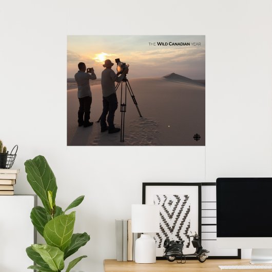 Poster Les dunes de sable d'Athabasca (Bureau à domicile)