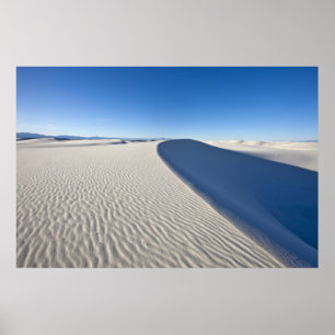 Poster Les dunes de sable du Monument National de White S