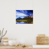 Poster Les eaux calmes du lac Waterfowl en font un (Cuisine)