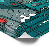 Poster Les eaux calmes sont profondes. (Coin)