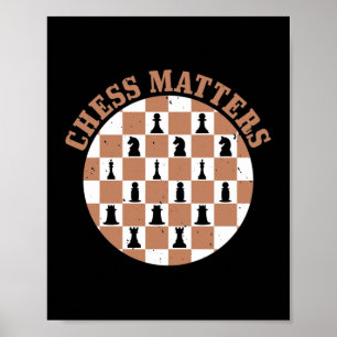 Poster Les échecs