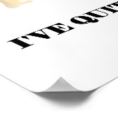 Poster Les Échecs Ne Sont Pas Addictifs J'Ai Quitté Des C (Coin)