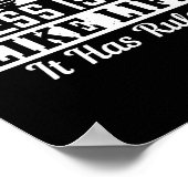 Poster Les Échecs Ne Sont Pas Comme La Vie Qu'Il A Des Rè (Coin)