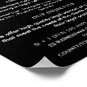 Poster Les échelles de la justice, services juridiques Pu (Coin)