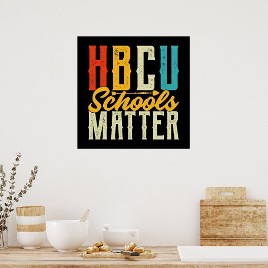 Poster Les écoles HBCU (Cuisine)