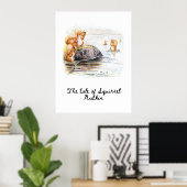 Poster Les écureuils à la chasse (Bureau à domicile)