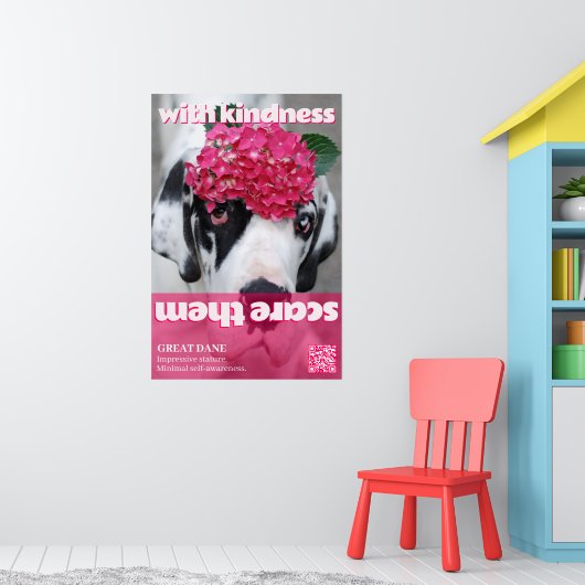 Poster Les effrayer avec gentillesse (Pépinière 1)
