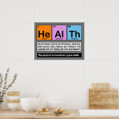 Poster Les Éléments De La Chiropratique De La Santé (Cuisine)