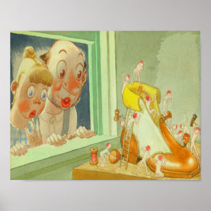 Poster Les elfes et le Shoemaker