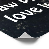 Poster Les Empreintes de pattes En Voiture Sont Des Lettr (Coin)