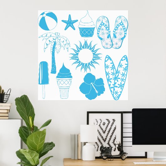 Poster Les Enfants (Bureau à domicile)