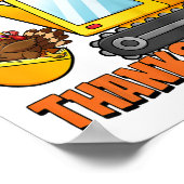 Poster Les enfants creusent Thanksgiving Day Cool Excavat (Coin)