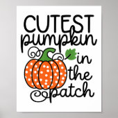 Poster Les Enfants Cutest Citrouille Dans Le Patch Par (Devant)