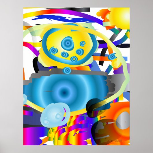 Poster Les enfants jouent (Devant)