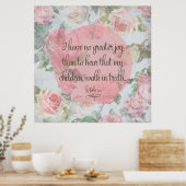 Poster Les enfants marchent dans la vérité (Cuisine)