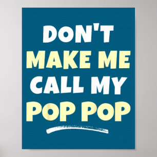Poster Les enfants ne me font pas appeler mes petits-enfa