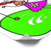 Poster Les Enfants Sont Super Belle Cartoon Stick Figure  (Coin)