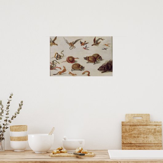 Poster Les ennemis des serpents (Cuisine)